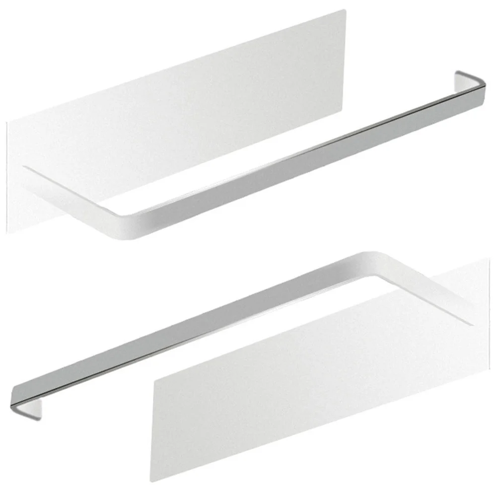Magnetic Paper Towel Holder Paper Towel Rack Punch Free Bar Rack Strong Magnet Backing Metal Tissue Stand for RV Bathroom