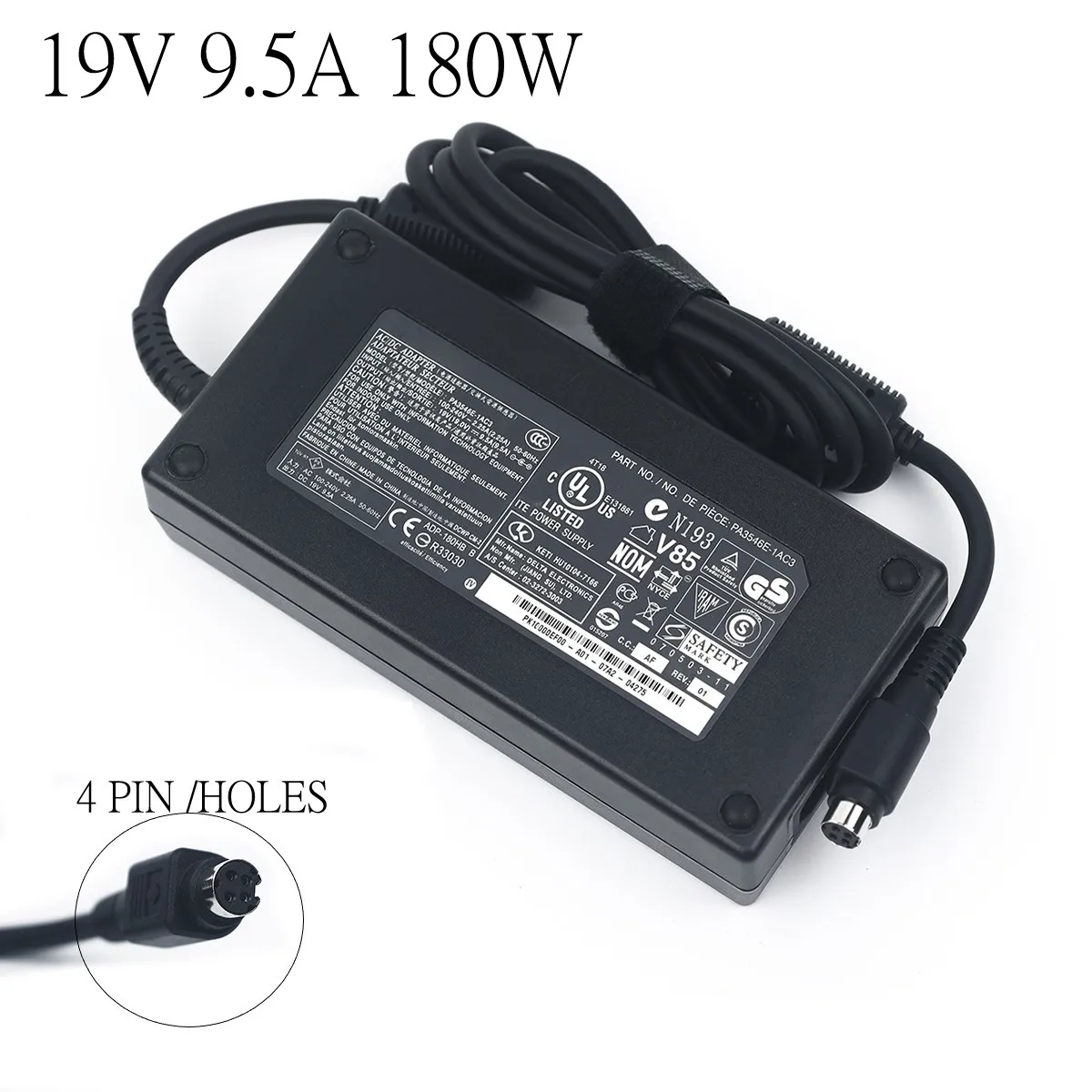Chargeur d'alimentation 19.5V 9.23A 180W 5.5*2.5mm ADP-180MB pour Toshiba  Bali ROG G75VW GL502VT Ginecast JMN FX60V GFX72 adaptateur pour ordinateur  portable de jeu - AliExpress
