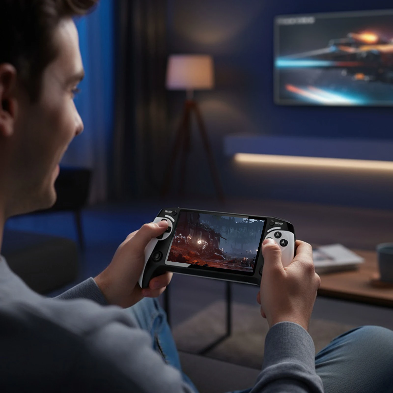 Handheld Game Console 5.5 Inch Screen Retro Gaming Console with 20000+ Games for Kids and Adults - 3