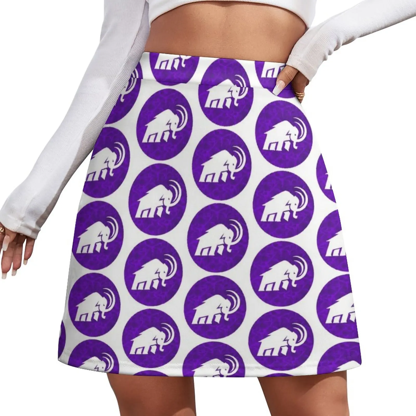 

Amherst Ripple Design Mini Skirt women's summer dress 2024 90s vintage clothes