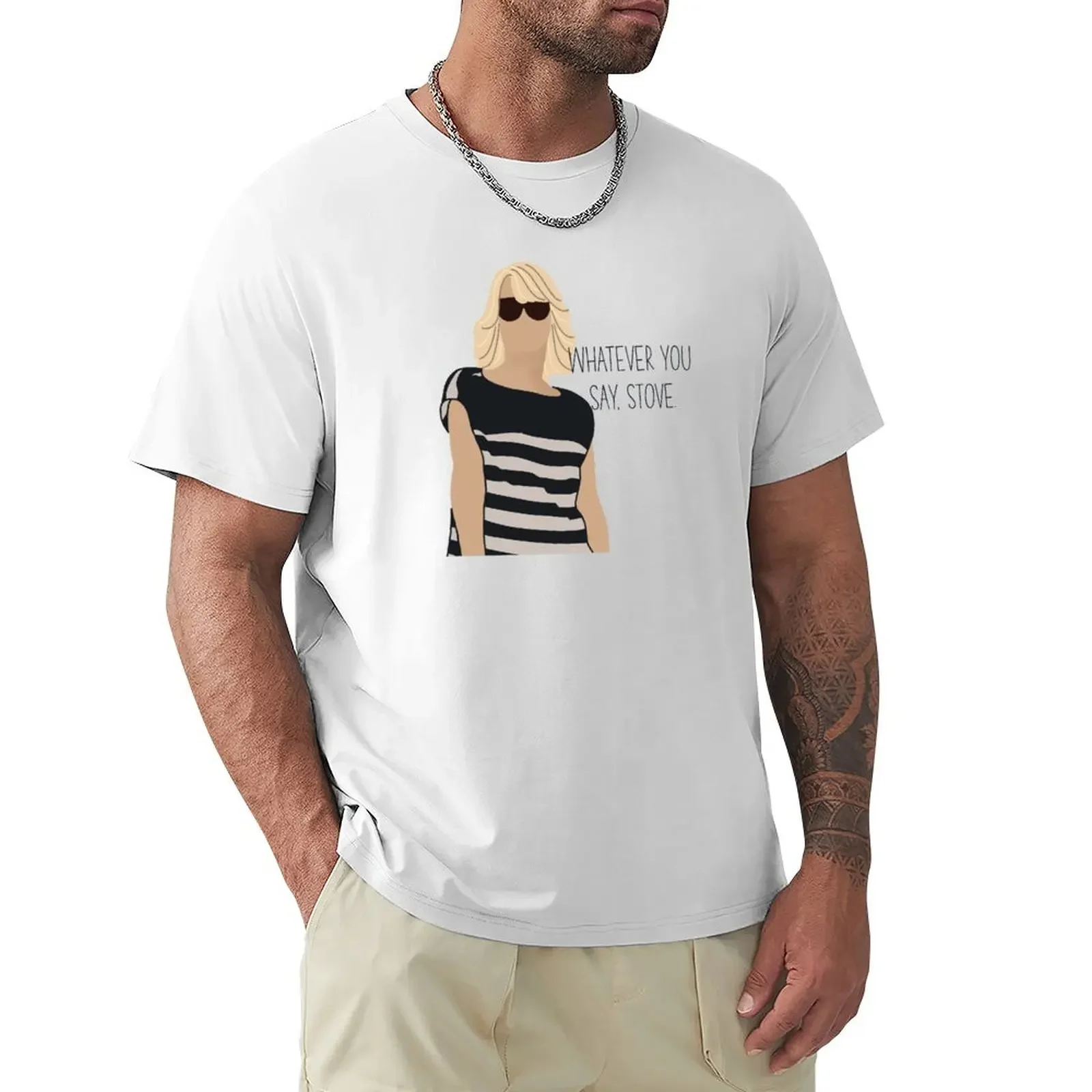 

Stove T-shirt funnys kawaii clothes men t shirts