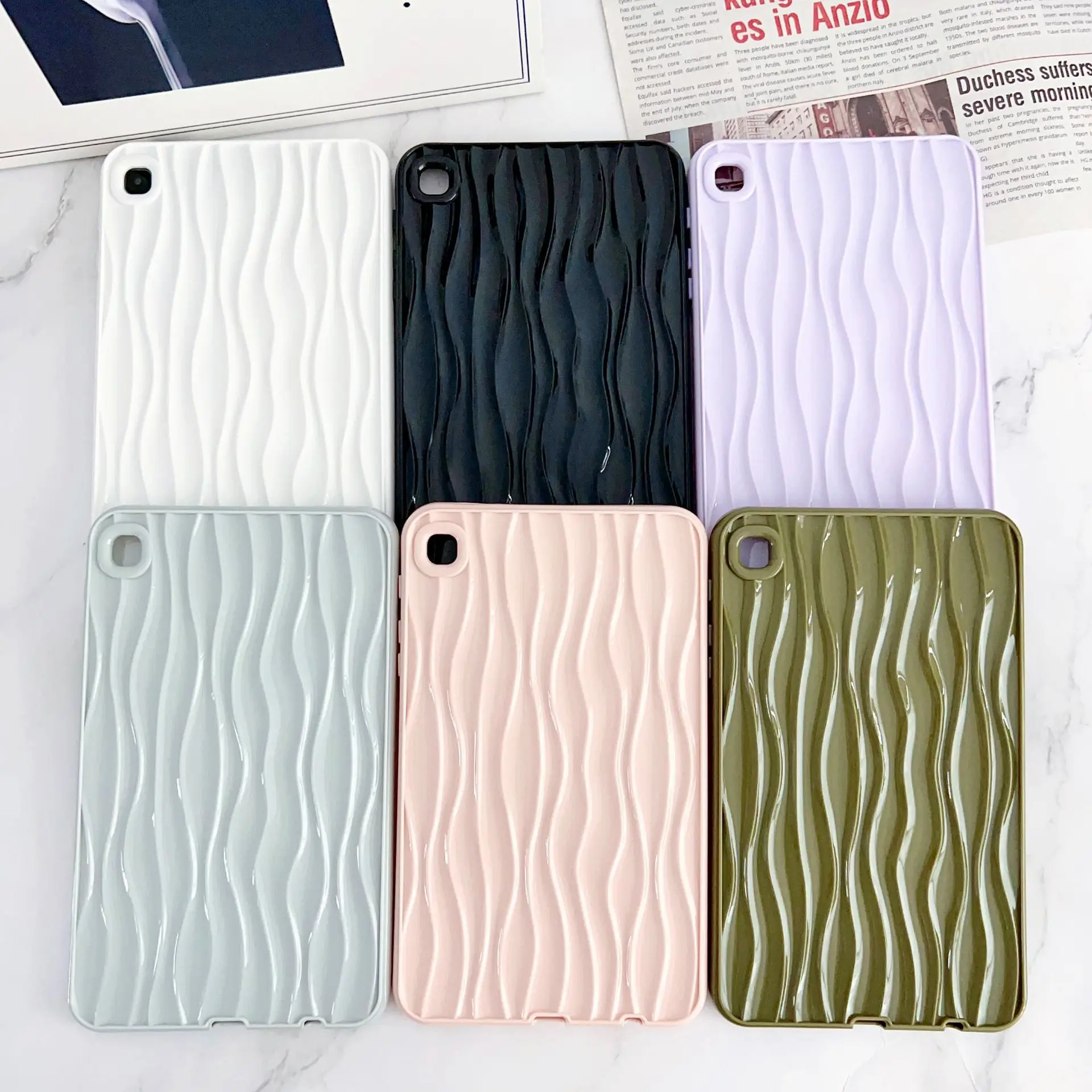 Premium Drop-Resistant Soft Silicone Luxury Tablet Case