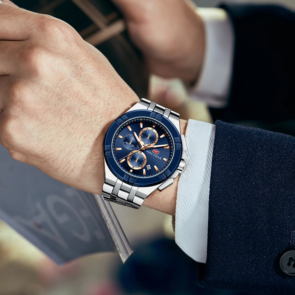 MINI FOCUS Quarzuhr für Herren, wasserdicht_voghion.com