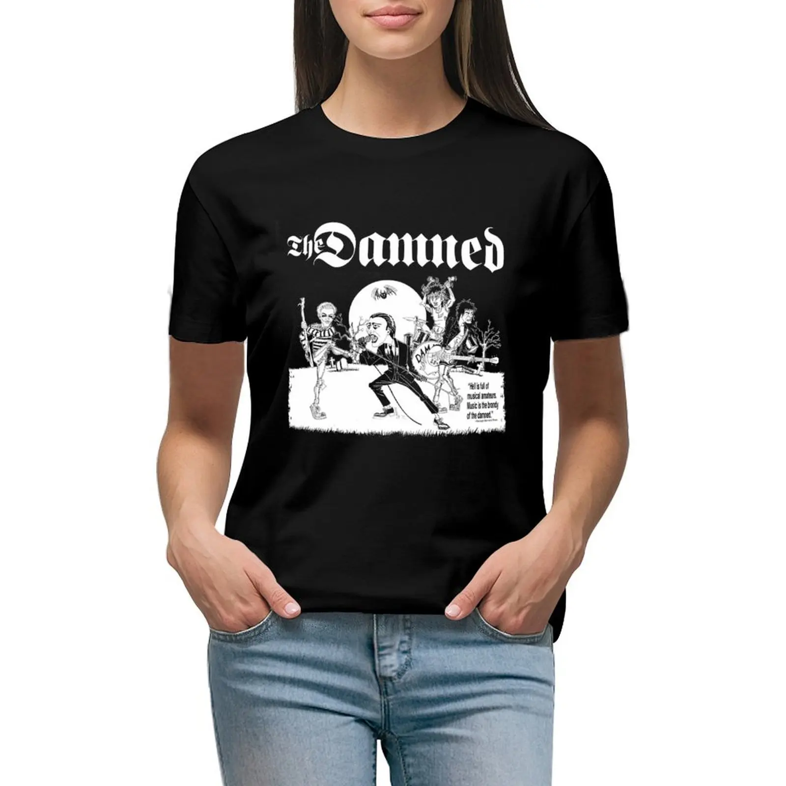 

the damned T-shirt cute clothes oversized tees Women's tops