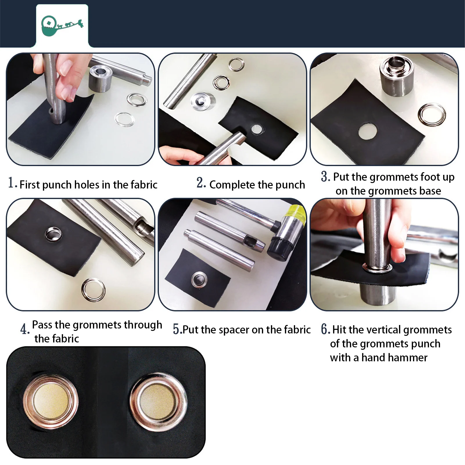 Grommets 2mm Plated Copper Metal Grommet Kit Shoelaces Belts Eye Buckles With Plastic Storage Box