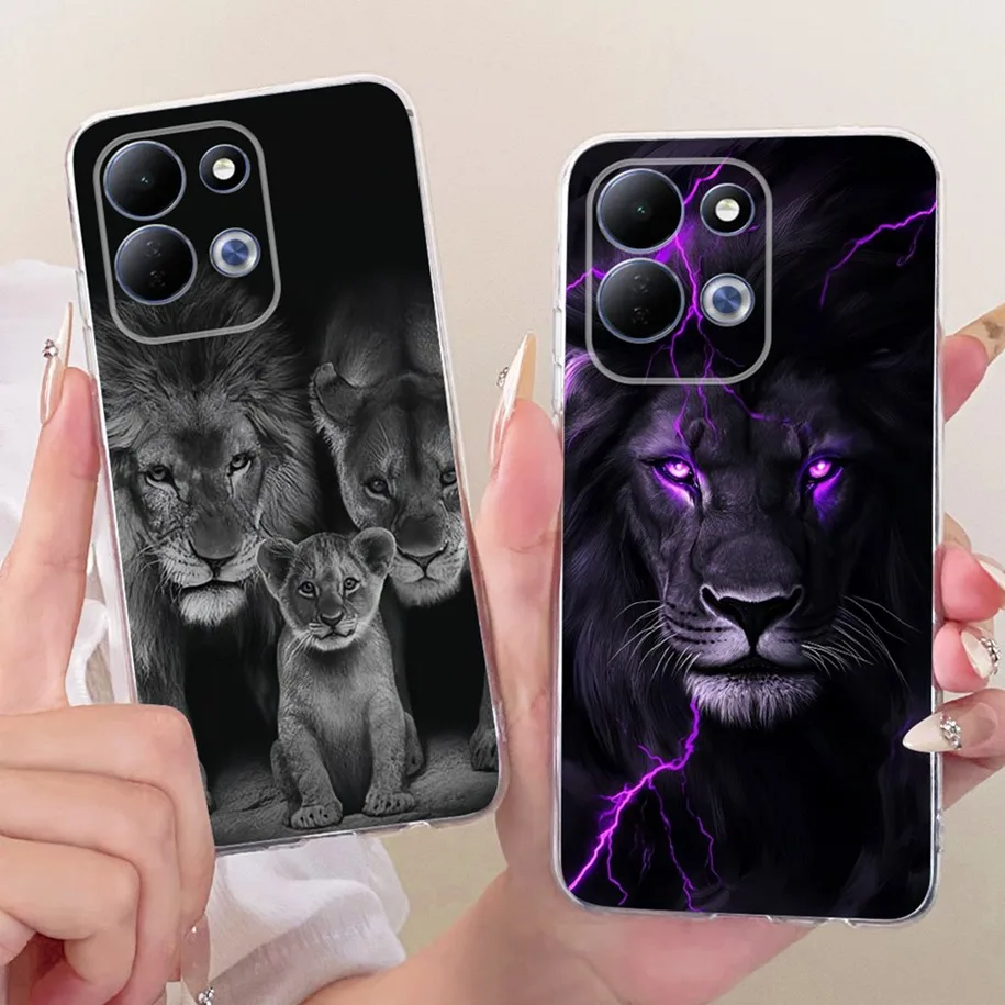 Cute Cartoon Animal Soft Silicone Clear Phone Case Cover
