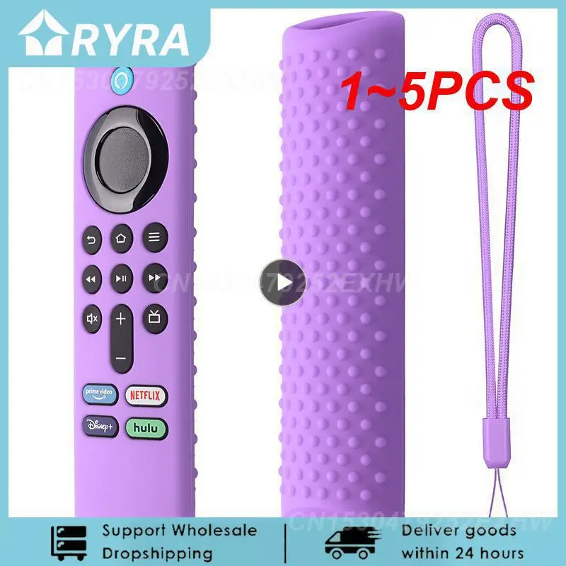 1 ~ 5Pcs Cover Protettiva In Silicone Per Amazon Fire Tv Stick 4K 3Rd Gen 3A Generazione Cover Cube Antiurto Telecomando Antiscivolo