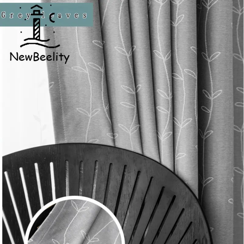 

Modern Curtains for Living dining Room Bedroom Willow Jacquard Curtains Triangle Geometry Curtains Custom