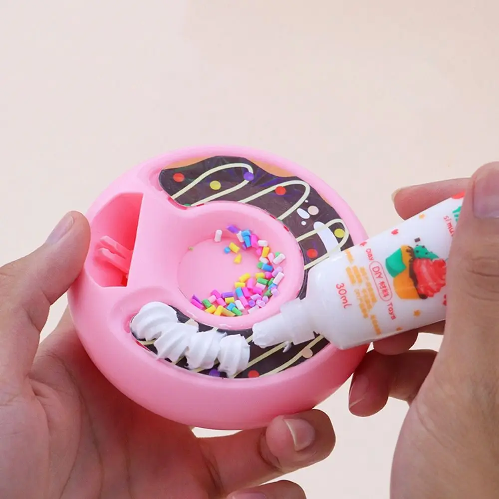 Kawaii DIY Donut Donut Food Feeding Simulation Cream Japanese Pudding Feeding Interactive Play Play House Early Education