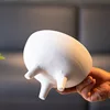 White Ceramic Flower Pot Tripod Fruit Bowl Desktop Storage Container Flower Vase Floral Arrangement Accessories Flowerpot 4