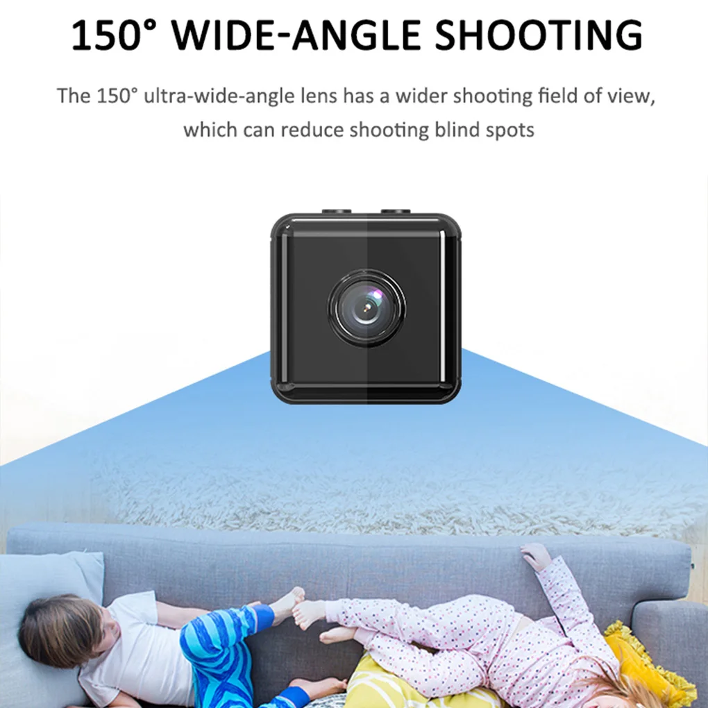 X6D Mini IP Camera HD 1080P Wireless Sports Security Surveillance Smart Home Micro Cam with Night Vision Built-in Battery