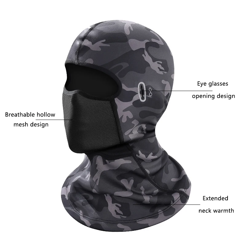  - Winter Warm Cycling Cap for Men Bicycle Motorcycle Balaclava Windproof Sports Scarf Velvet Bike Face Cover Women Hiking Ski Hat
