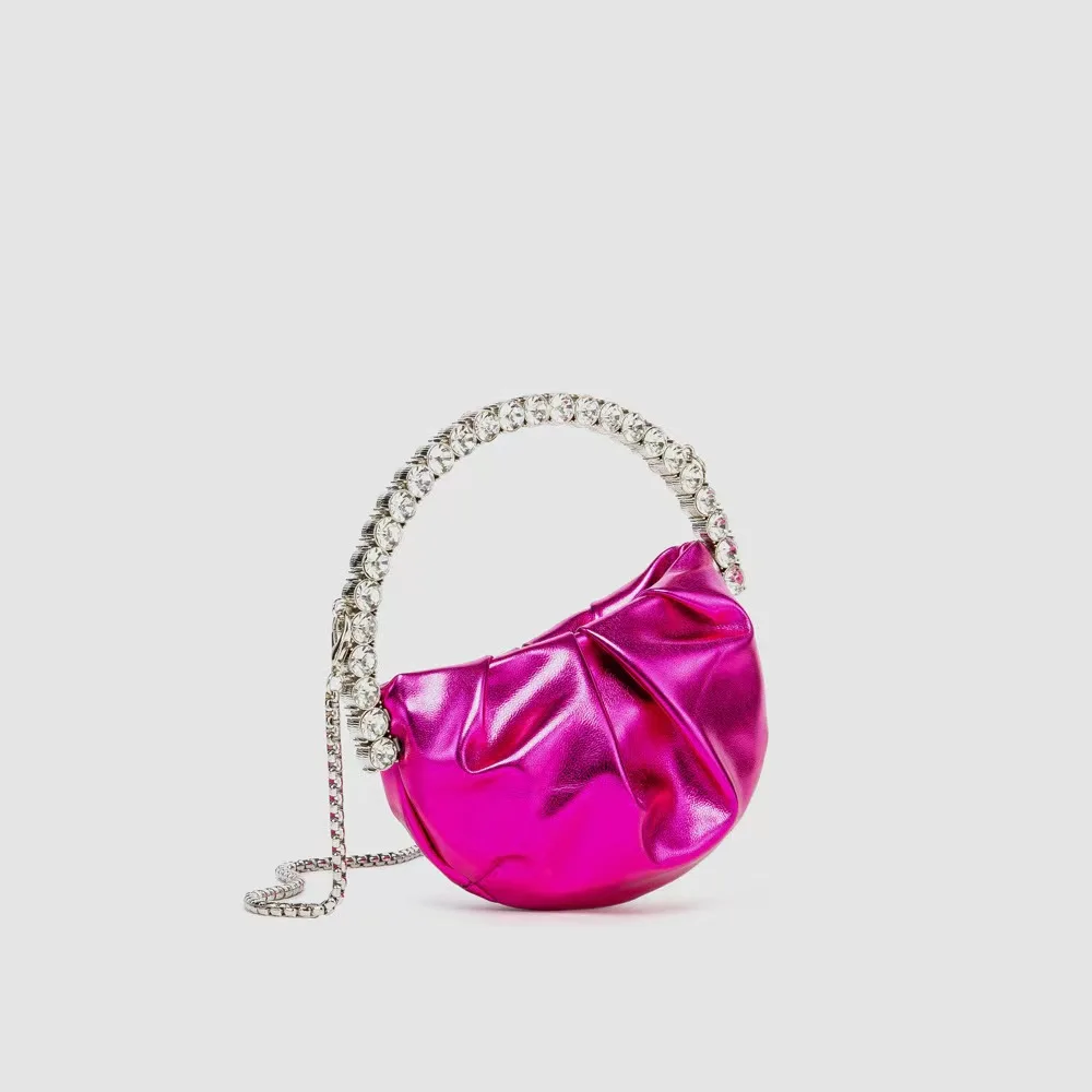 purses and handbags bags for women luxury Designer bucket clutch purse evening banquet bag Crystal rhinestone shoulder bags