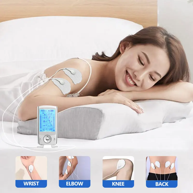 10-Mode Electric EMS Physiotherapy apparatus Tens Muscle Stimulator Acupuncture Body Massage Digital Therapy Fast Dropship 5