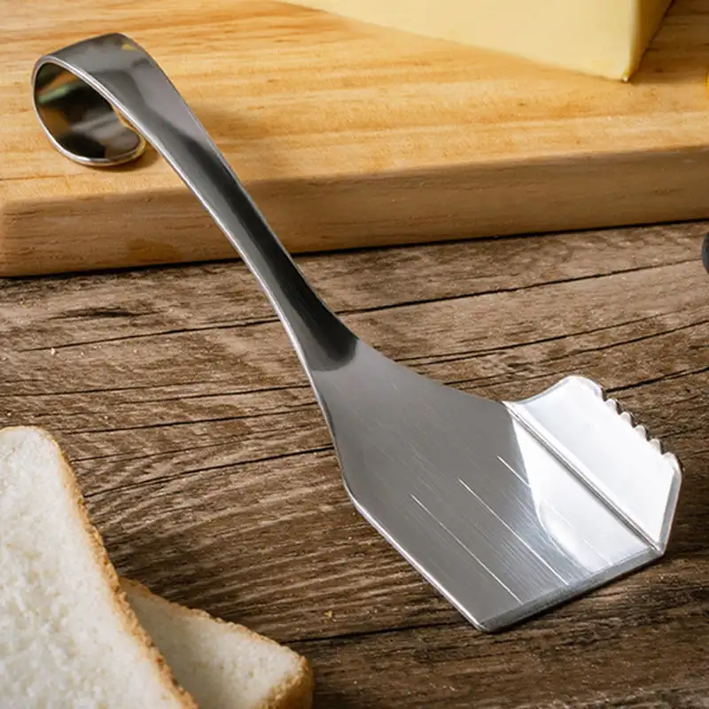 Stainless Steel Butter Knife with Grater for Easy Spreading Is A Versatile Kitchen Spatula for Bread and Toast and Cooking