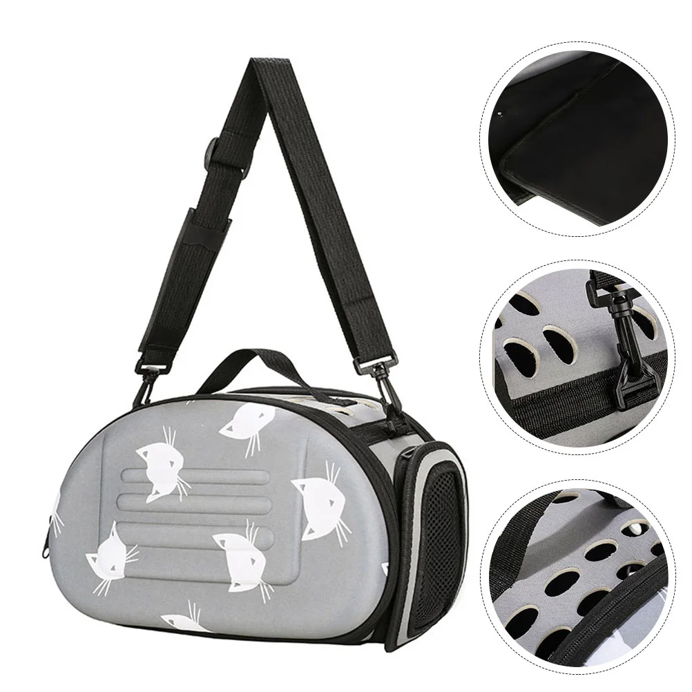 

Fluffy Cat Backpack Pet Bag Travel Tote Enclosures for outside Eva Portable Carrier Outdoor