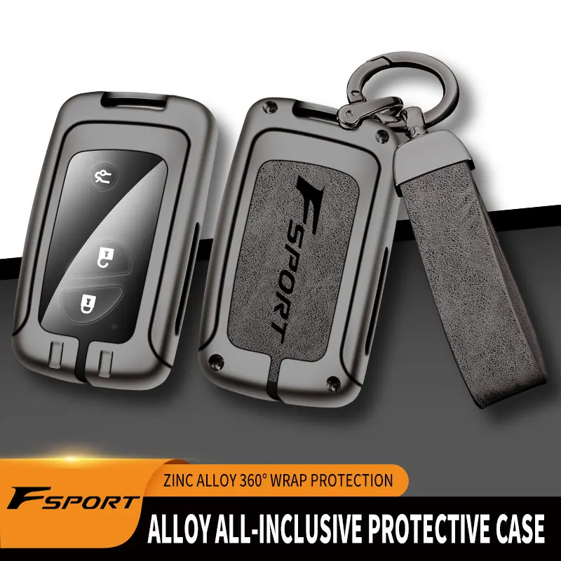 Portachiavi Per Auto In Lega Di Zinco Per Lexus F Sport Remote Control Protector Es Gs Is Lx Nx Rx F Sport Per Lexus Key Cover Accessori Per Auto