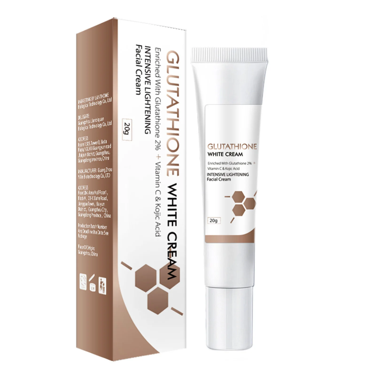 

Glutathione Firming Night Lotion Cream Brighten Tone Tender Cream Natural Ingredients to Moisturize and Brighten Skin