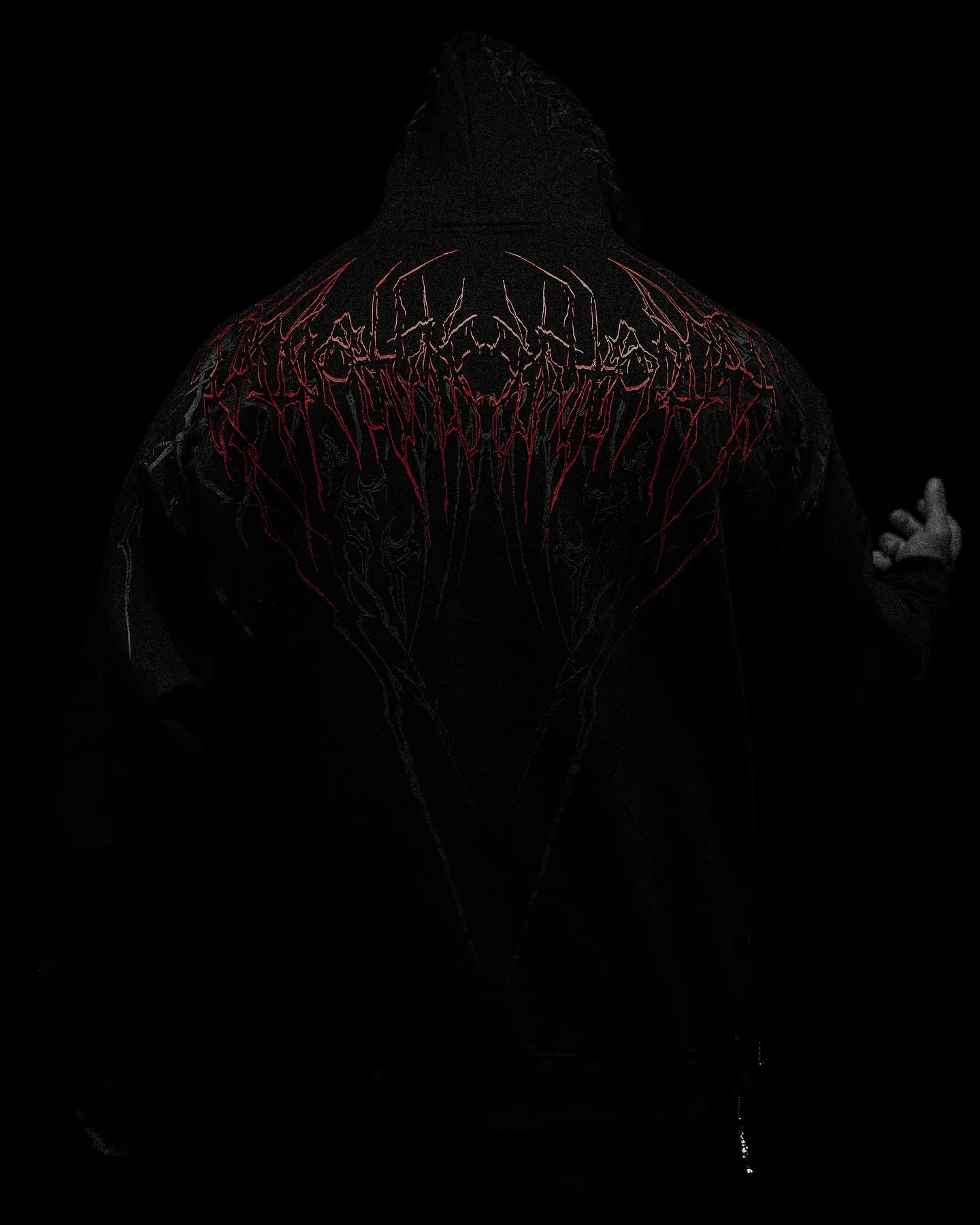 American Breathedivinity Sweatshirt Y2K Dark Style Fashion Trend Hoodie Connecting Hooded Shirt Harajuku Street Gothic Oversized 4