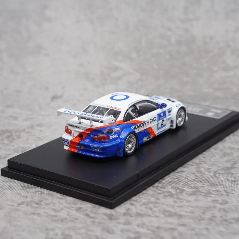 DCM 1:64 BMW E46 M3 GTR 합금 모델 자동차 장식품 컬렉션 소년의 생일 선물 데스크탑 장식품