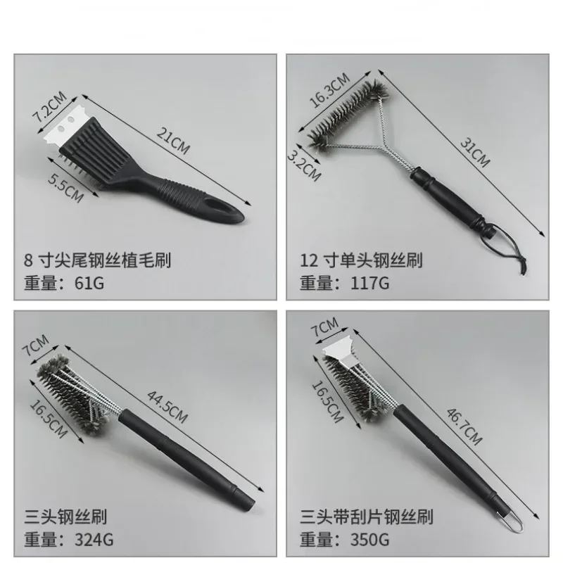 Kitchen Accessories Barbecue Grill Cleaning Brush BBQ Special Cleaning Wire Tool Non-stick Grilling Barbecue Brushes 1PCS barbecue cleaning tools,grill brush,cleaning brushes