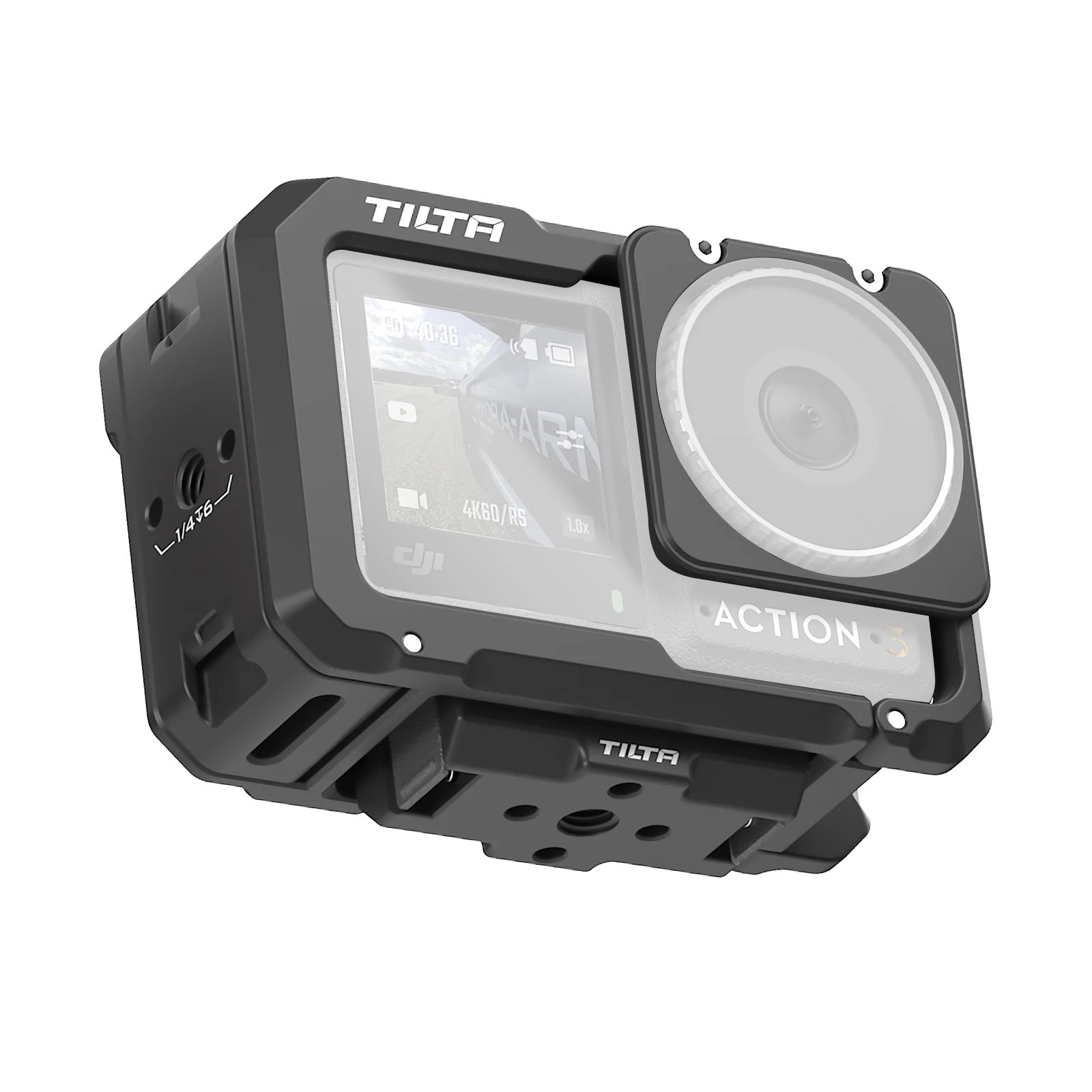TILTA TA T40 A DJI Osmo Action 3 DJI Osmo Action 4 Full Camera Cage Titanium Gray Black Pink Tactical Gray
