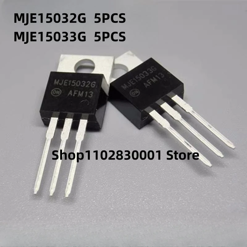 

10PCS(5+5) New Original For ON MJE15032G MJE15033G TO-220 100% Good In Stock