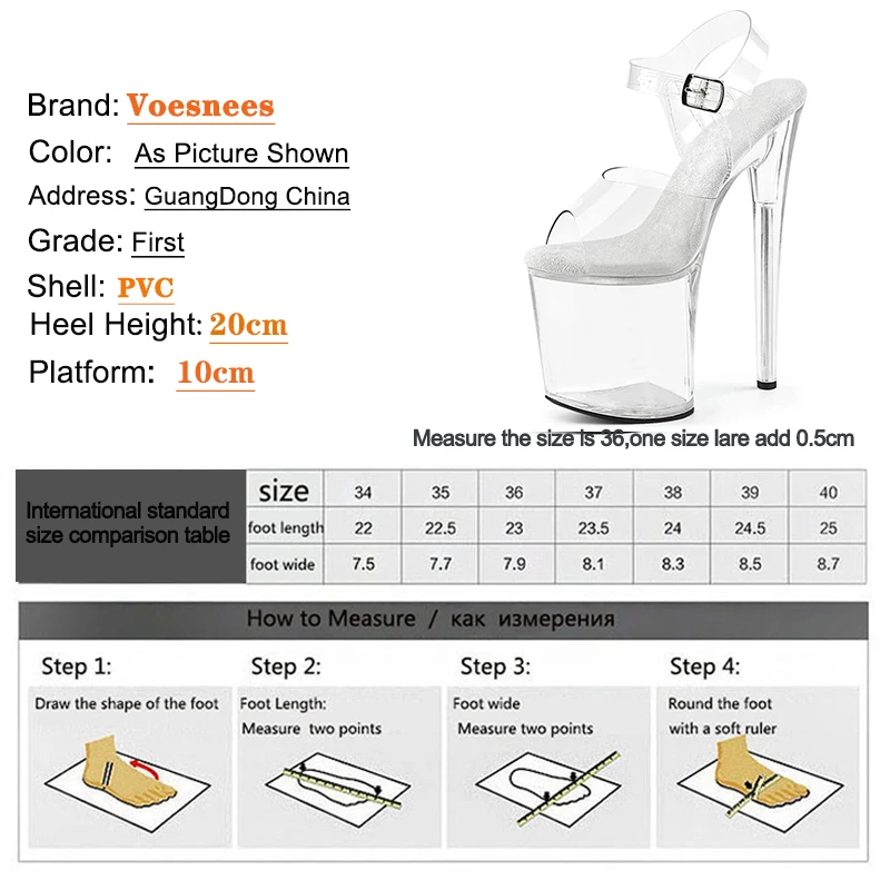 Platform sandals Girl shoes 20CM crystal Summer high heels ladies shoes on sale Pole Dance Pumps sandalias de mujer verano
