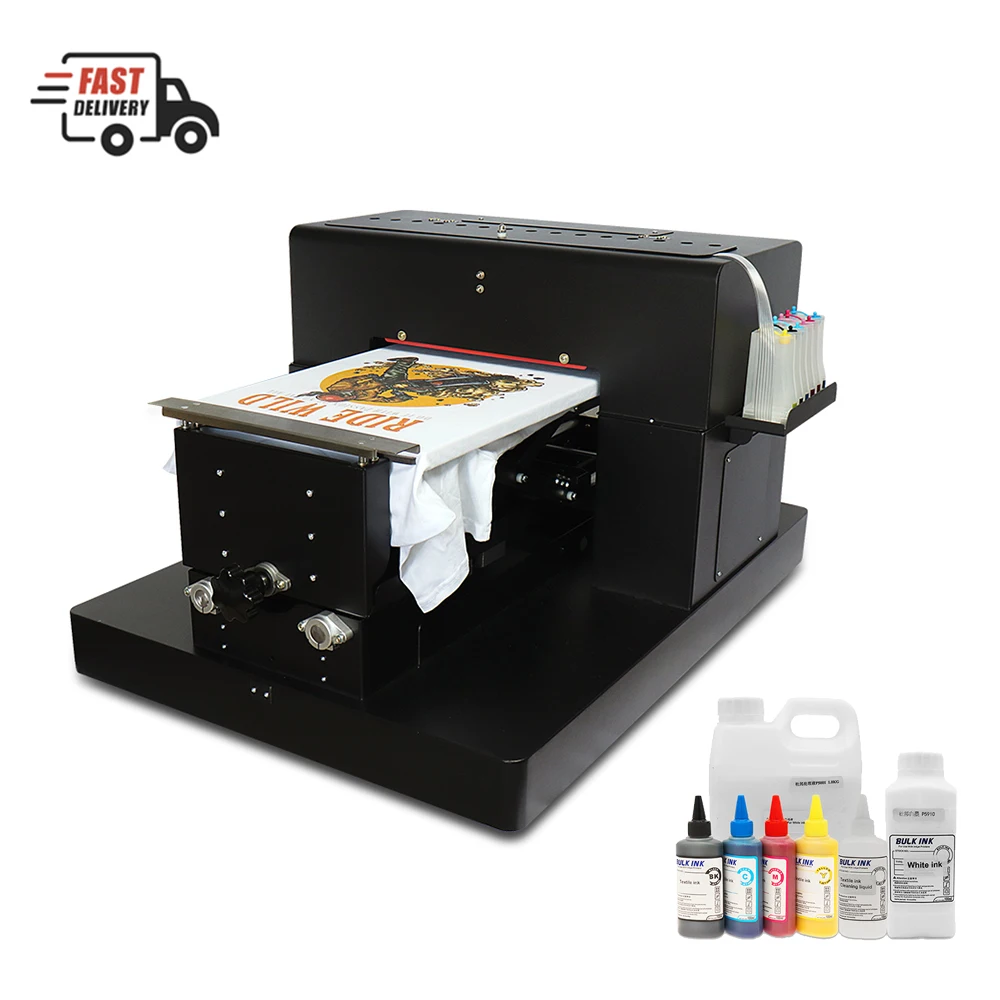 A4 Flatbed Printer For Print T Shirt Tshirt Printing Machine Digital