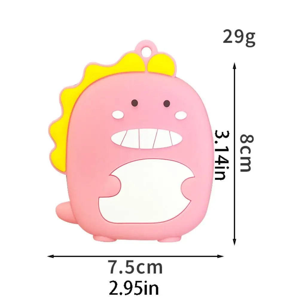 Coin Purse Happy Little Dinosaur PVC Ultra light Wear-resistant Durable Mini Portable Coin Bag Headphone Bag