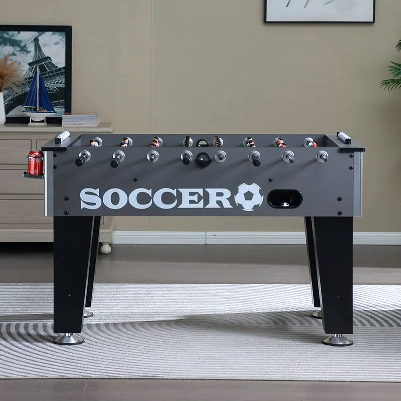 Indoor Football Machine Large Adult Table Football Table Solid Wood Multi-Layer Board Wood Color Leisure entertainment equipment