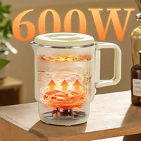 Nouveau 800ml petite bouilloire électrique Portable pliable 3 en 1 multifonctionnel voyage bouilloire électrique ménage cuiseur à riz marmite 2