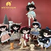 Ob11 Mini Dolls For Girls 1/12 OB11 Accessories Ball Jointed Body Bjd Doll Clothes Toys For Kids Children Baby Holiday Gift Free 1