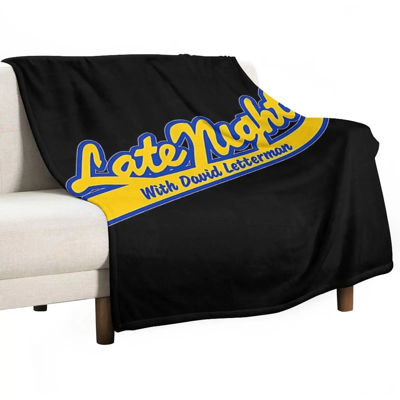 

Late Night With David Letterman Shirt Throw Blanket warm winter anime Blankets