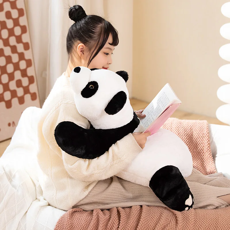 Simulação animal cabeça travesseiro porco urso panda boneca macio realista  brinquedo crianças presente de aniversário decoração para casa - AliExpress