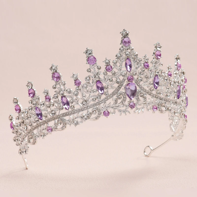 Bride Crown Set 3-piece Artificial Crystal Sweet Birthday Set