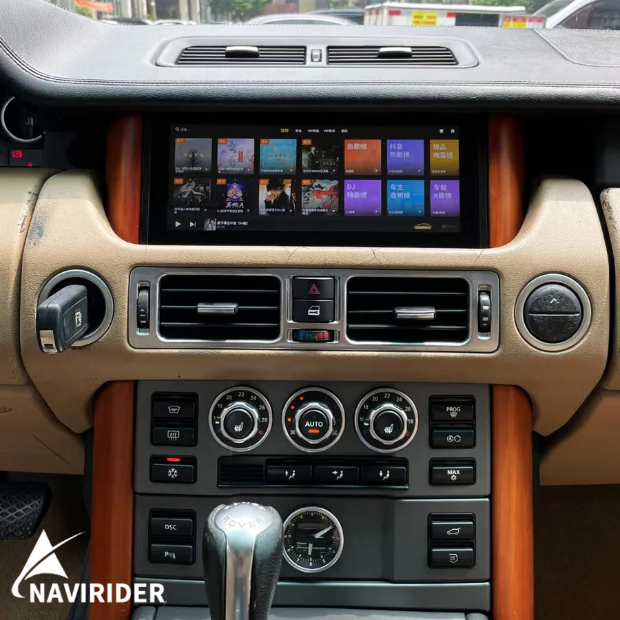 Radio Android con Pantalla QLED para Auto, GPS Estéreo para LAND ROVER Range Rover SC V8 L322 2002~2012, Reproductor Multimedia con CarPlay y Video 1