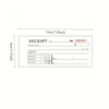 50 Sets Small Business Carbonless Receipt Book Money/Rent Receipt Book 2-Part 50 Numbered Duplicates 3.15 x 7.48 Inches 2