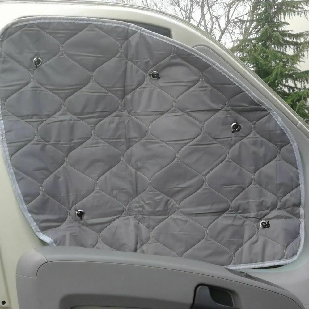 RV Window Blinds 7-Layer Aluminum Thermal Insulation Waterproof UV Protection For FIAT Ducato 2006- car sunshade windshield sunshade