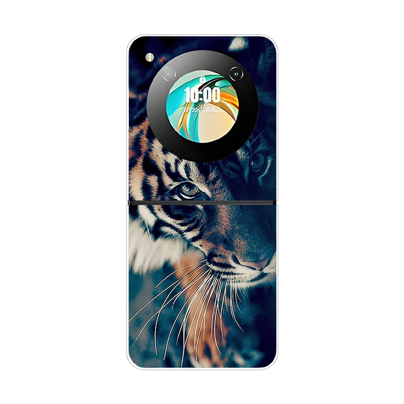 Stylish Animal Pattern Protective Transparent Phone Case - Hard Shell Cover