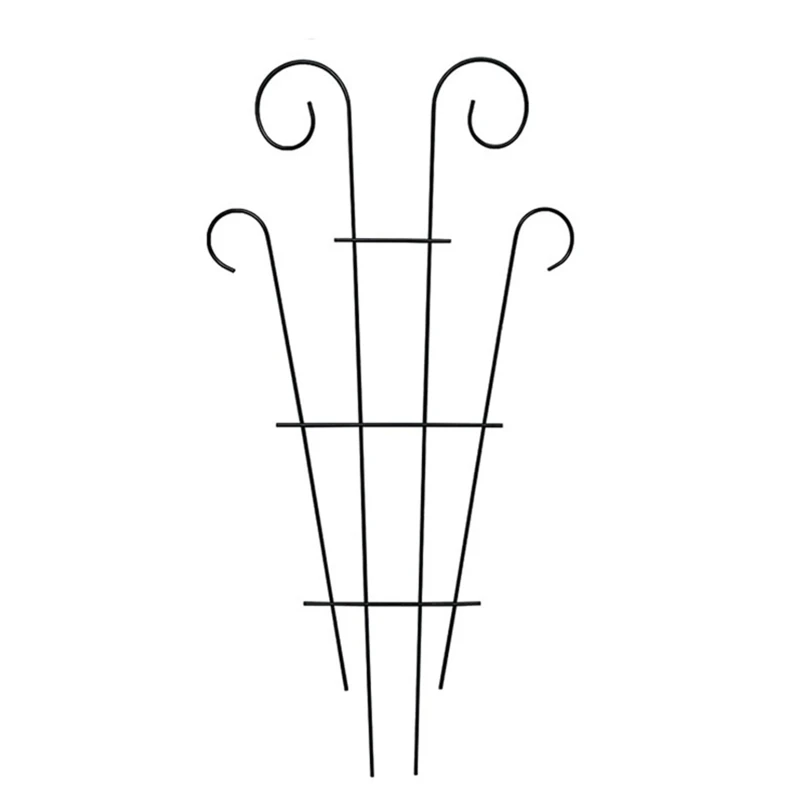 

Garden Plants Climbing Trellis DIY Iron Mini On Top of Potted Plants Support Dropship