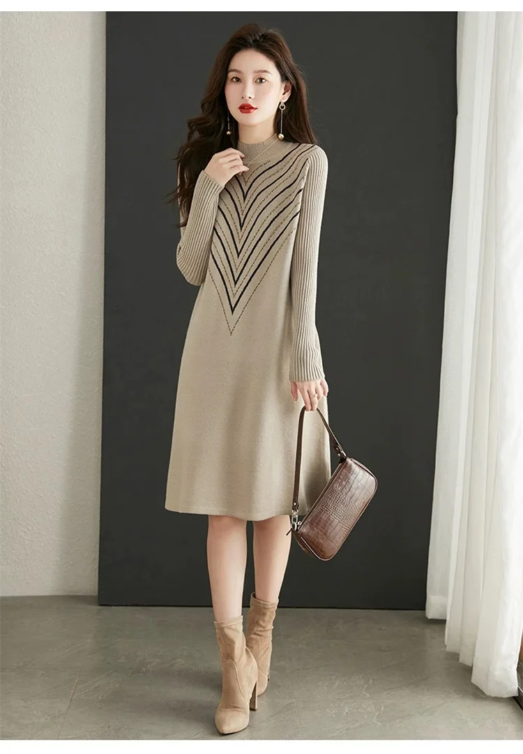Autumn Winter Woolen Knitted Floral Pullovers 2024 Elegant Bodycon Festival Sweaters Female Korean Vintage Luxury Prom Clothing