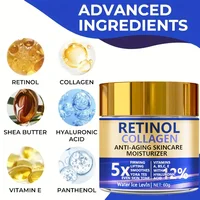Crème Visage au Rétinol et Collagène 60g, Anti-Âge Liftante et Hydratante, avec Acide Hyaluronique, Prêt à Envoyer 6