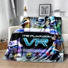 3D game  ASTRO BOT Cartoon printed blanket Picnic blanket Warm Flannel blankets Home bed linings blankets for beds Birthday Gift 2