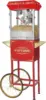 Popcorn Machine with Cart 8oz Popper with Stainless-Steel Kettle, Warming Light 1