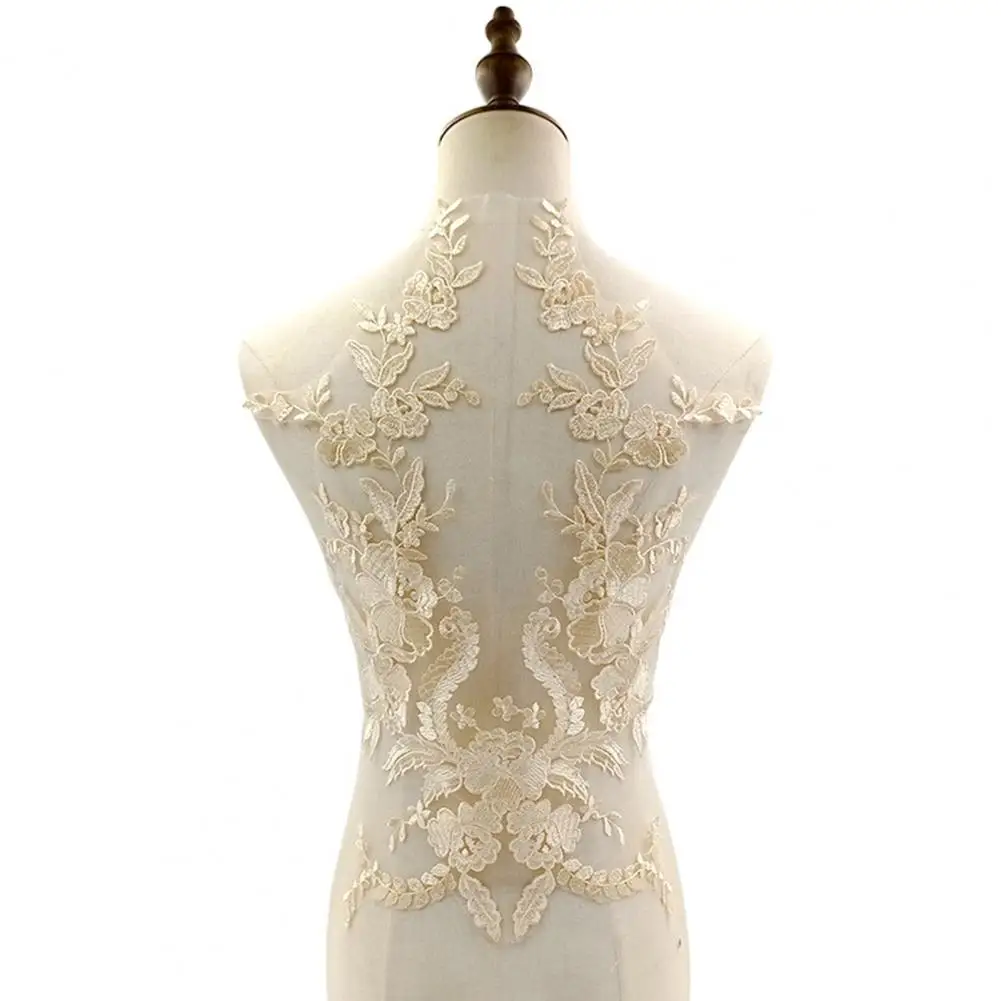 Apliqu De Encaje En 3D Para Vtido De Novia, Apliqu Floral Con