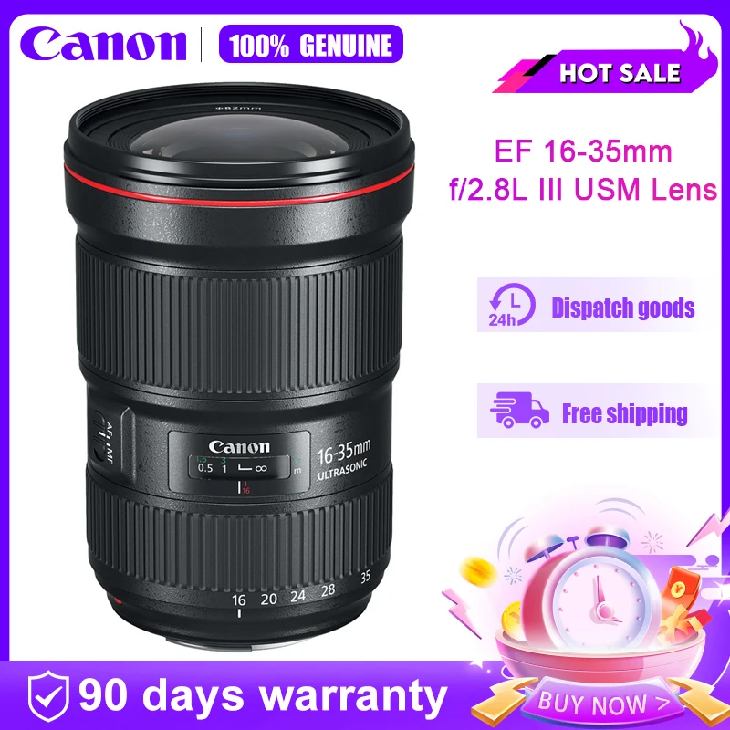 Canon EF 16-35mm f/2.8L III USM Lente full frame DSLR câmera zoom