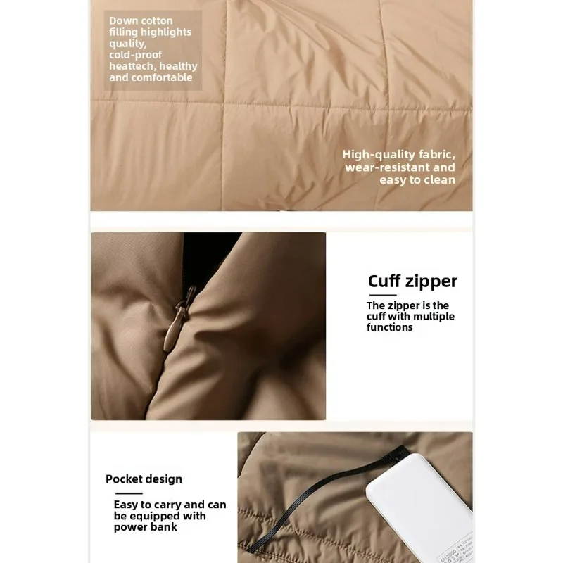 COMXZ 6-Zone Smart Heating Scarf Carbon Fiber Material Quick Warmth Constant Temperature Outdoor Camping Fishing Blanket 목도리