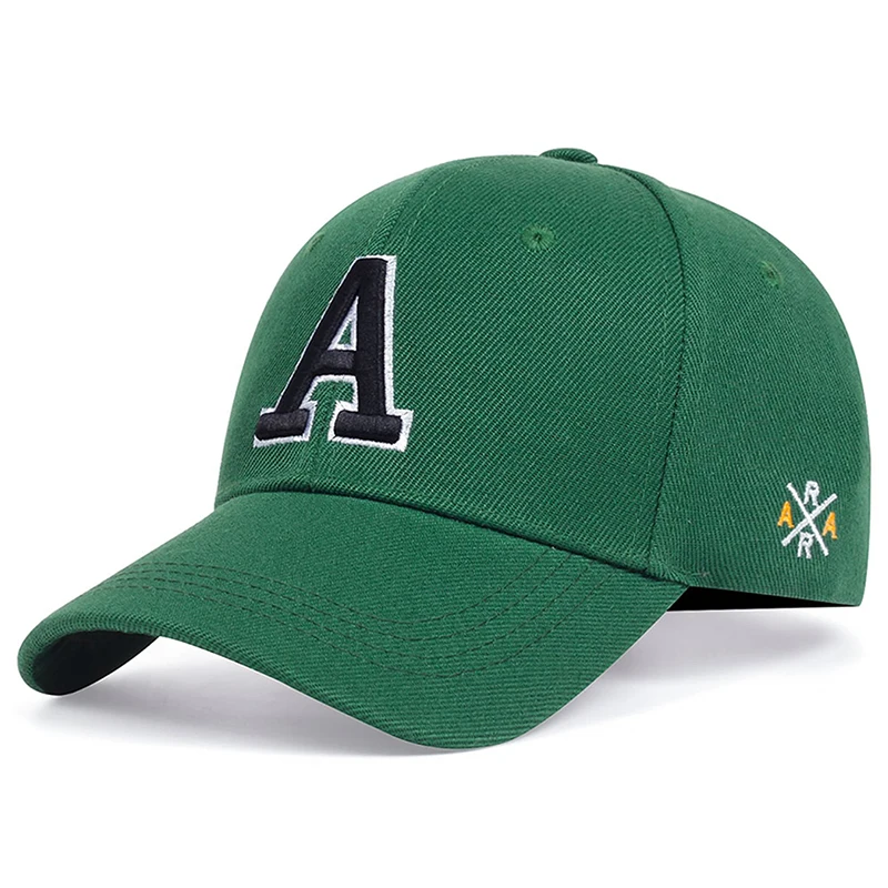 2025, personalisierte Mode, neuer Sonnenschutzhut, A-Buchstabe, seitlich AR, bestickte Baseballmütze, tägliche lässige Dekoration, Hip-Hop-Hut, Unisex – Detail 8