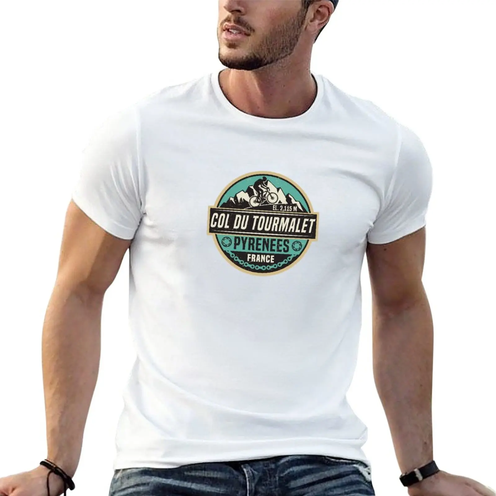 

New Col du Tourmalet, France T-Shirt customized t shirts tops anime men clothing